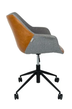 Bürostuhl Doulton Stoff grau