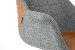 Bürostuhl Doulton Stoff grau