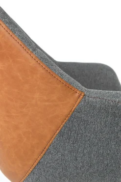 Bürostuhl Doulton Stoff grau