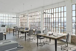 Bürotisch Flory Hard Eiche massiv 130 cm