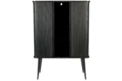 Buffetschrank Barbara Massivholz schwarz