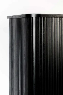 Buffetschrank Barbara Massivholz schwarz