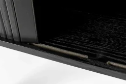 Buffetschrank Barbara Massivholz schwarz