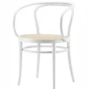 Bugholzstuhl P 209 mit Arm weiß