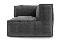 Club Ecke Outdoor Silky grau