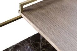 Couchtisch Architect Metall gold klein