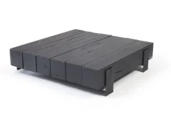 Couchtisch Beam Eiche Massivholz schwarz