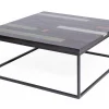 Couchtisch Chimney schwarz lackiert quadratisch