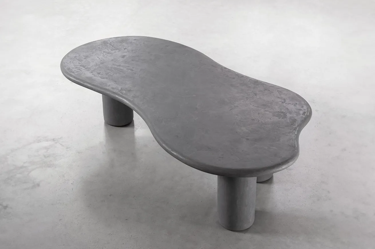 Couchtisch Curva grau B 130 cm