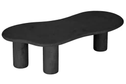 Couchtisch Curva schwarz B 130 cm