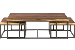 Couchtisch Flaire 3er Set Suarholz B 120 cm