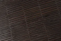 Couchtisch Grooves Teak schwarz B 140 cm