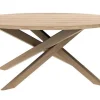 Couchtisch Mikado Eiche massiv rund D 100 cm