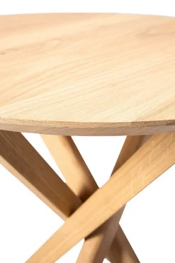 Couchtisch Mikado Eiche massiv rund D 100 cm