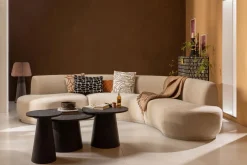 Couchtisch Moon MDF dunkelbraun D40