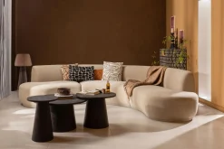 Couchtisch Moon MDF dunkelbraun D60