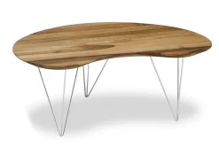 Couchtisch Nierenform Eiche glatt