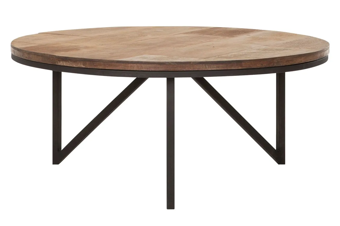 Couchtisch Odeon Teak natur D 80 cm