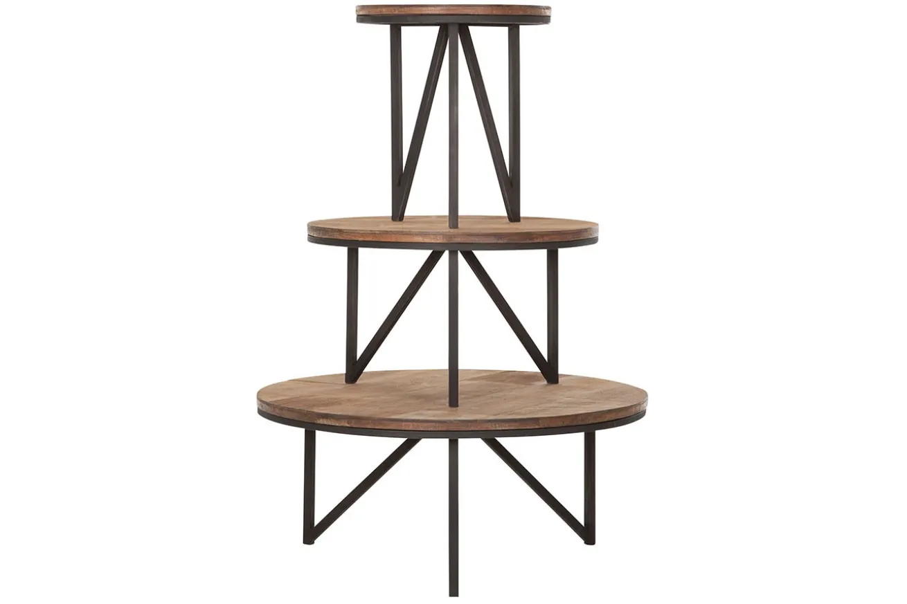 Couchtisch Odeon Teak natur D 80 cm
