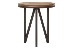 Couchtisch Odeon Teak natur D 40 cm