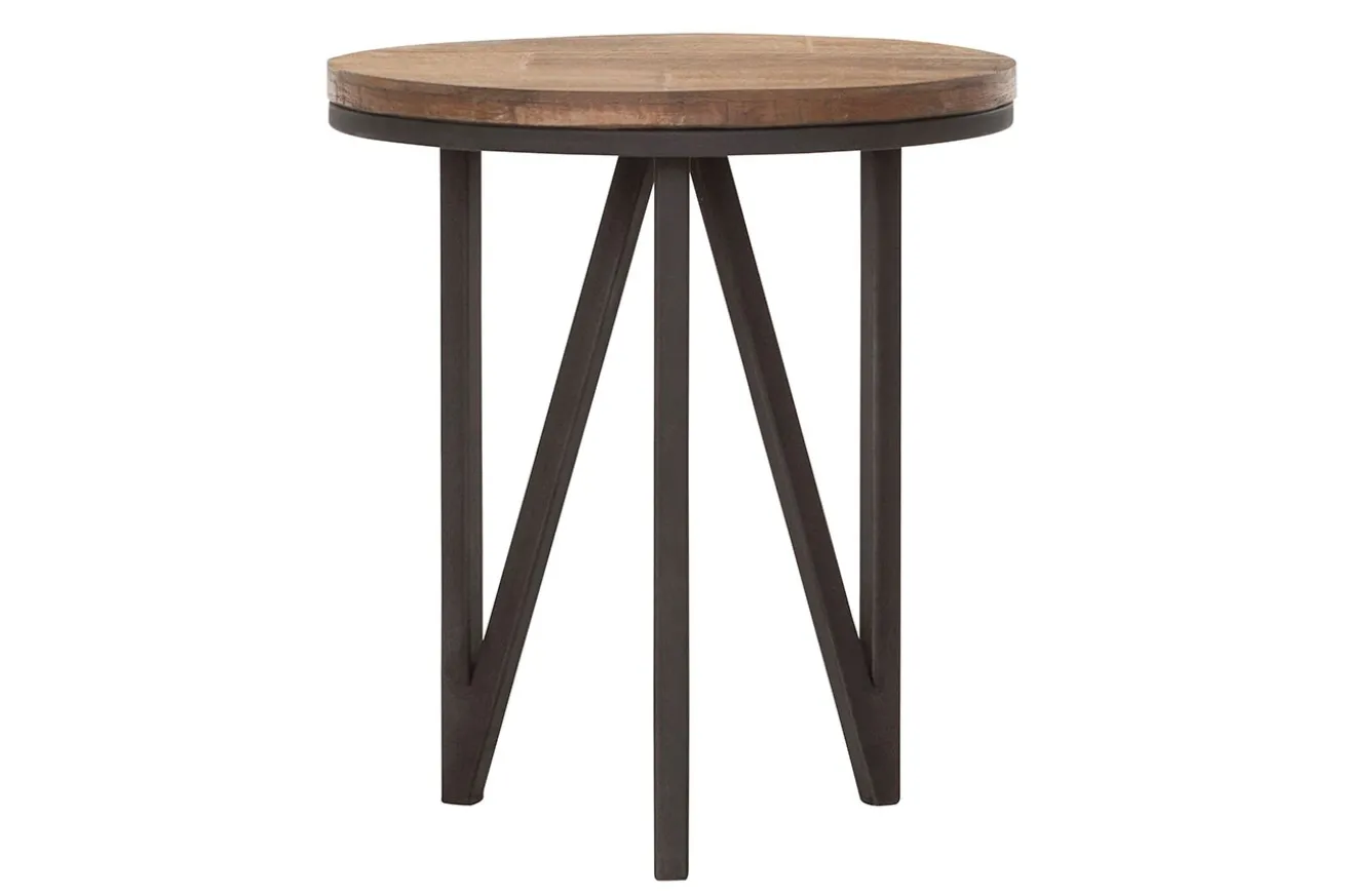 Couchtisch Odeon Teak natur D 40 cm