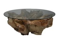 Couchtisch Roots Teak rund 100x44