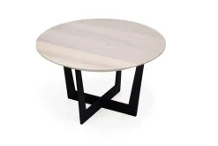 Couchtisch Round Ulme weiss