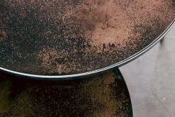 Couchtisch Set Nesting rund bronze