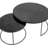 Couchtisch Set Nesting rund charcoal