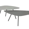 Couchtisch Set Plectro Air eckig grau