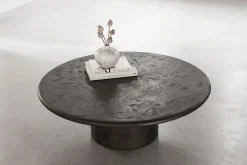 Couchtisch Silo Mortex rund schwarz