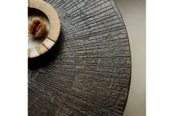 Couchtisch Slice antik bronze oval