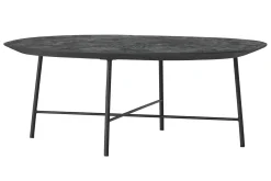 Couchtisch Soho Mortex schwarz D 90 cm