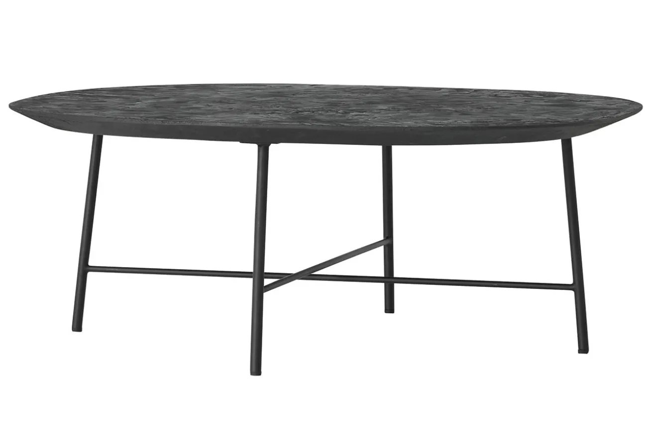 Couchtisch Soho Mortex schwarz D 90 cm