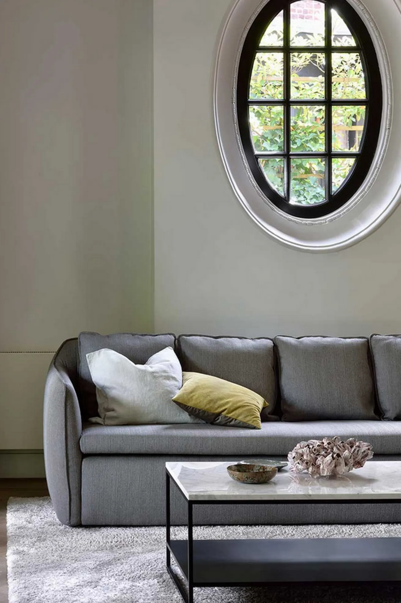 Couchtisch Stone Marmor weiss B 120 cm