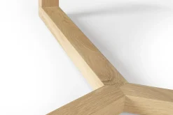 Couchtisch Tripod Eiche massiv D 96 cm