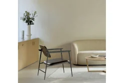 Couchtisch Tripod Eiche massiv D 96 cm