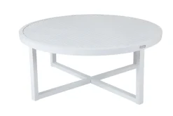 Couchtisch Vevi weiss D 100 cm