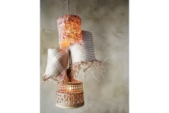 Deckenlampe Boho Bamboo D 40 cm
