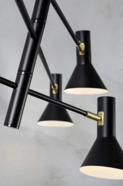 Deckenlampe Izmir Eisen schwarz