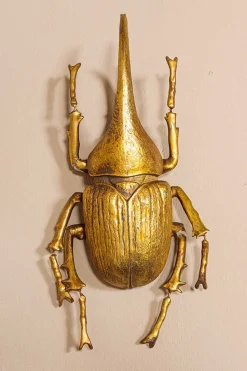 Deko Käfer Herkules gold