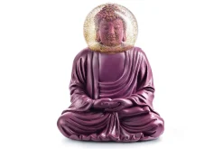 Dekofigur Summerglobe The Buddha lila
