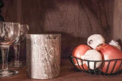 Dekokorb Metall schwarz D 20 cm