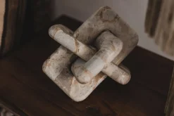 Dekoobjekt Knot Marmor greige