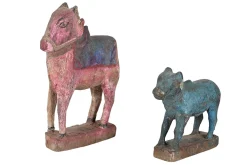 Dekoobjekt Kuh Vintage groß