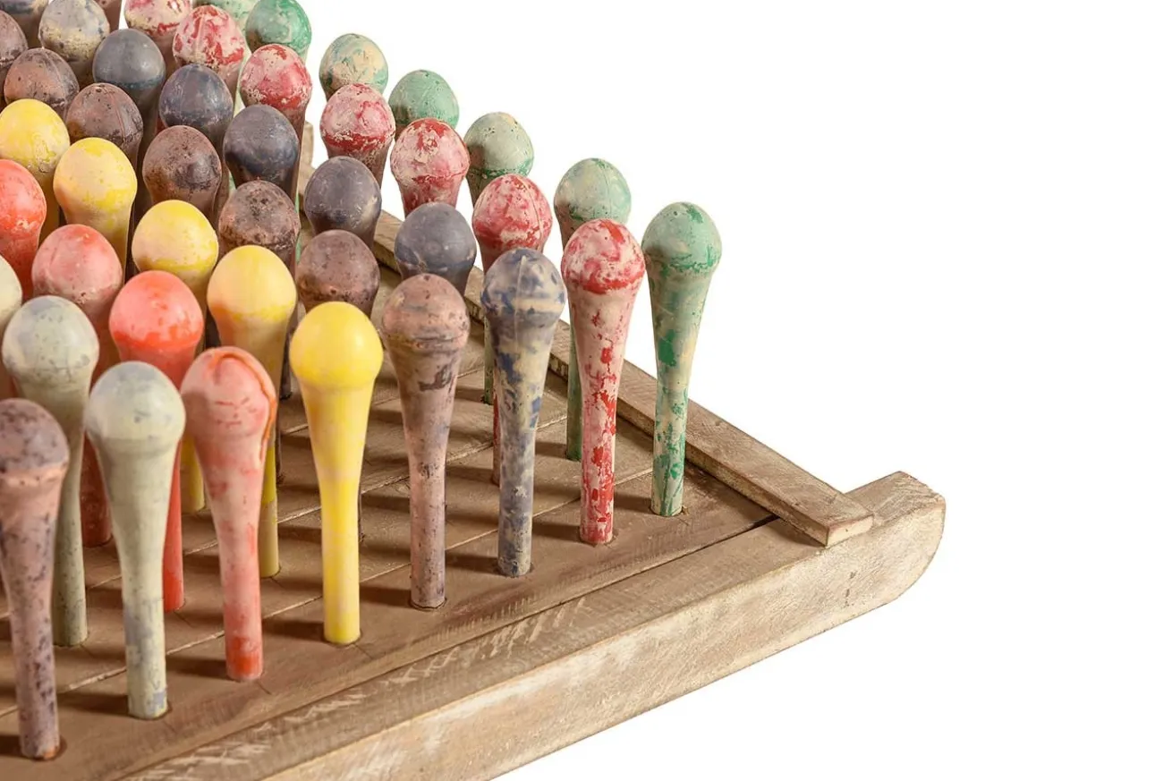 Dekoobjekt Vintage farbig