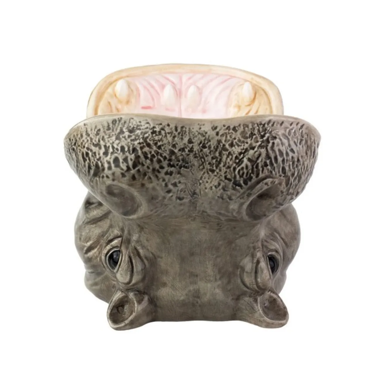Dekoschale Hippo grau