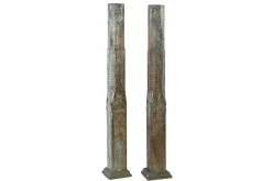 Dekosäule Massivholz H ca 150 cm