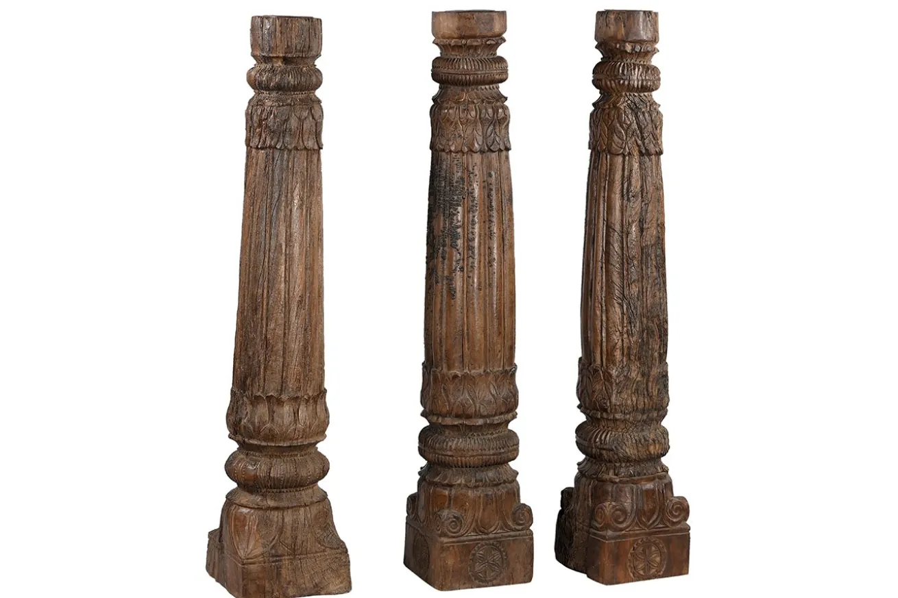 Dekosäule Vintage natur