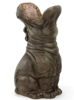 Dekovase Hungry Hippo grau L